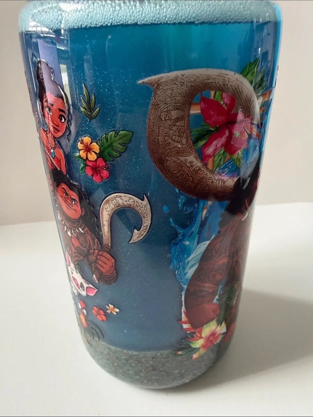 Moana 16 oz Beach Shimmer Acrylic Tumbler Custom Cup